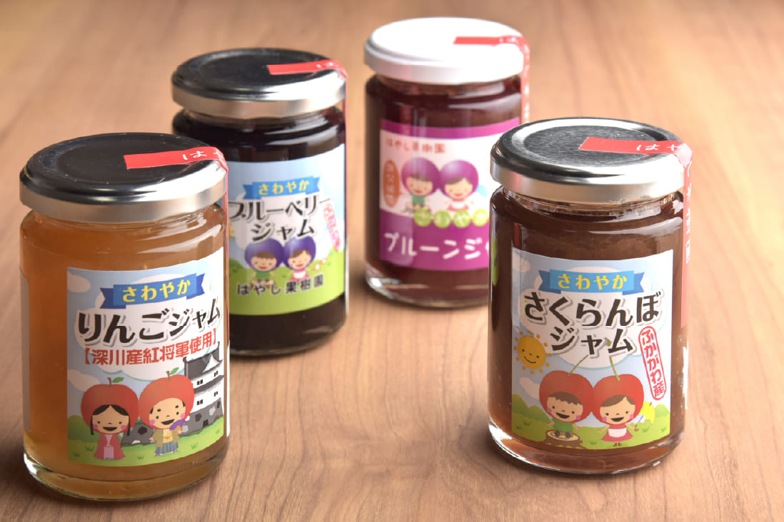 深川産 果実4種のジャムセット